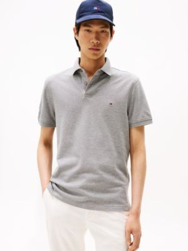 Grey 1985 Collection Regular Fit Pique Polo  Men