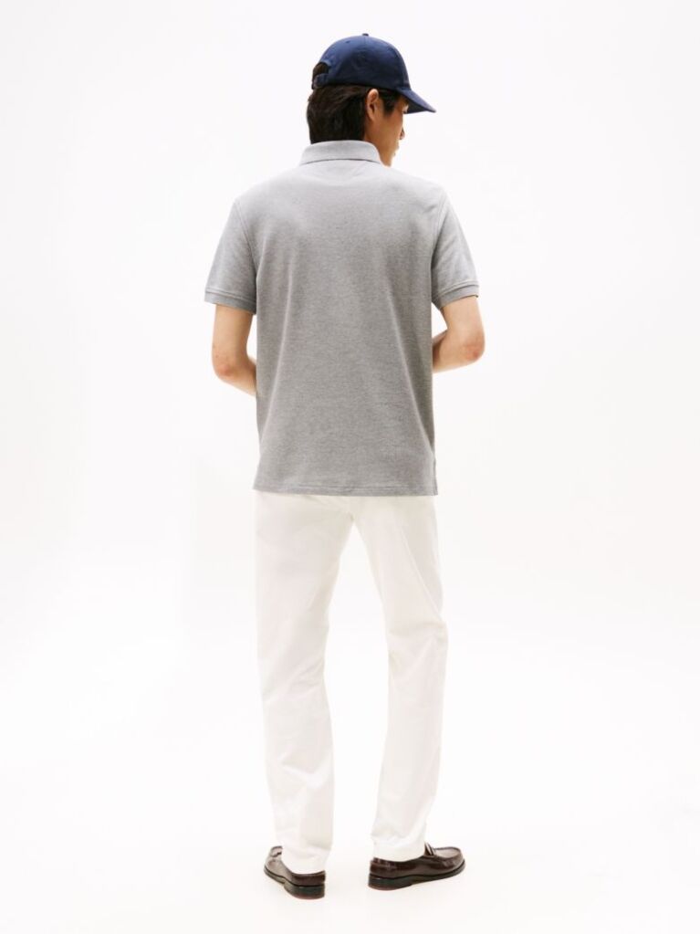Grey 1985 Collection Regular Fit Pique Polo  Men