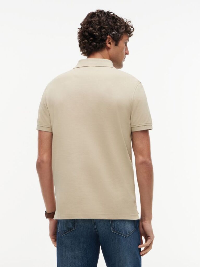 Bej Polo Regular Fit 1985 Collection  Barbati
