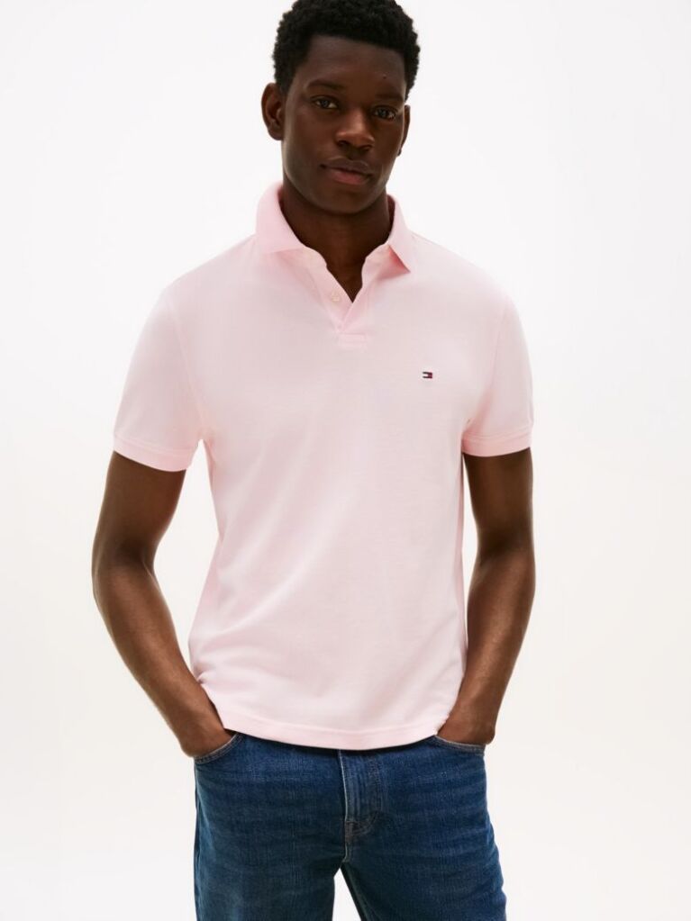 Pink 1985 Collection Regular Fit Pique Polo  Men