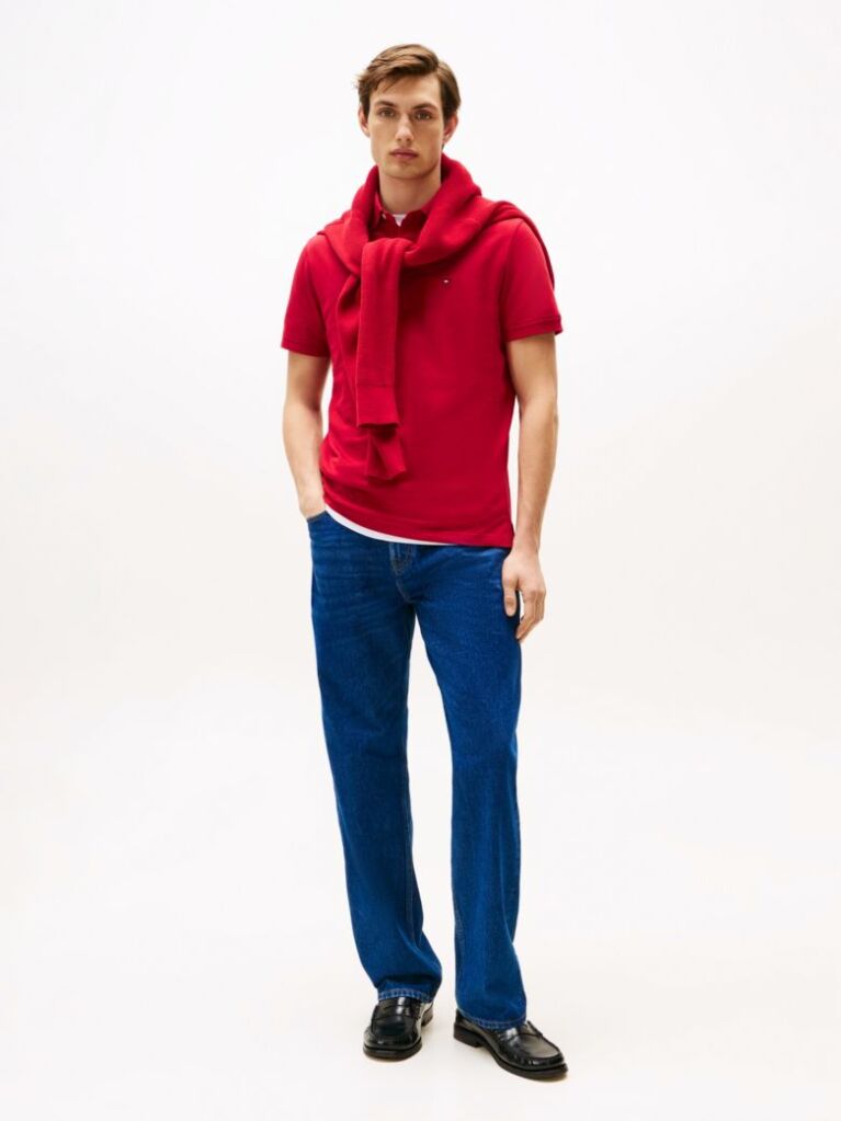 Red 1985 Collection Regular Fit Pique Polo  Men