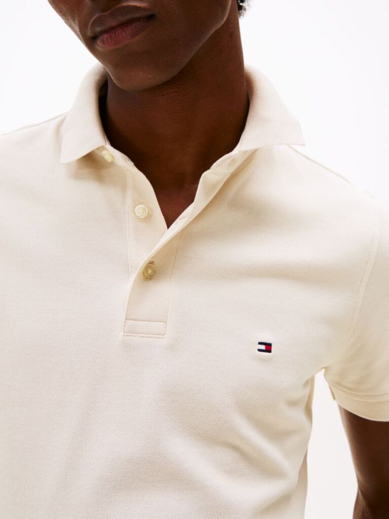 Beige 1985 Collection Slim Fit Pique Polo  Men