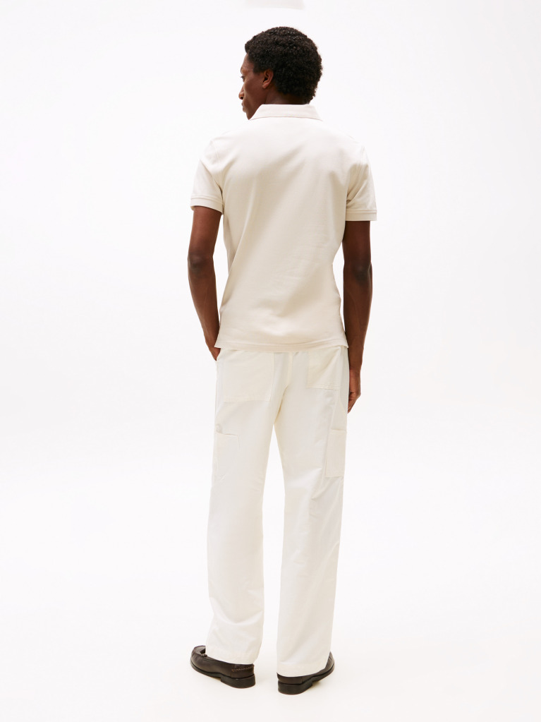 Beige 1985 Collection Slim Fit Pique Polo  Men