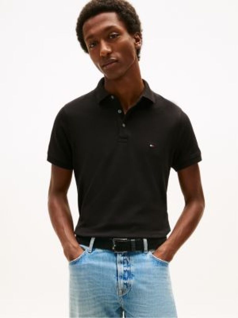 Negru Polo Slim Fit 1985 Collection  Barbati