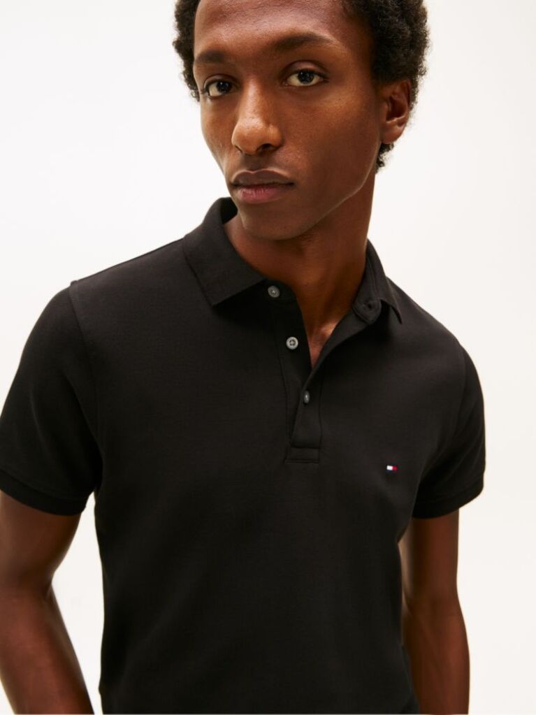Negru Polo Slim Fit 1985 Collection  Barbati