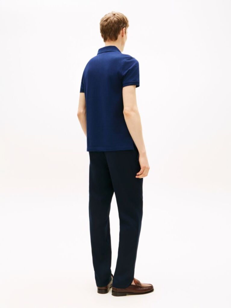 Blue 1985 Collection Slim Fit Pique Polo  Men