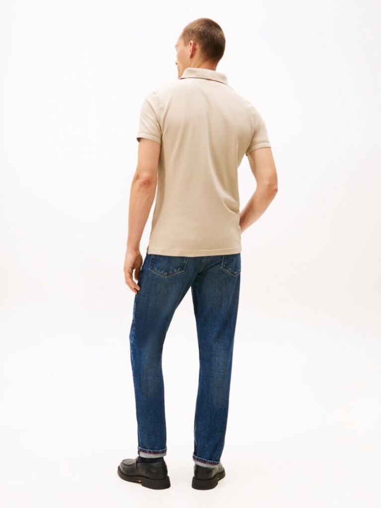 Bej Polo Slim Fit 1985 Collection  Barbati