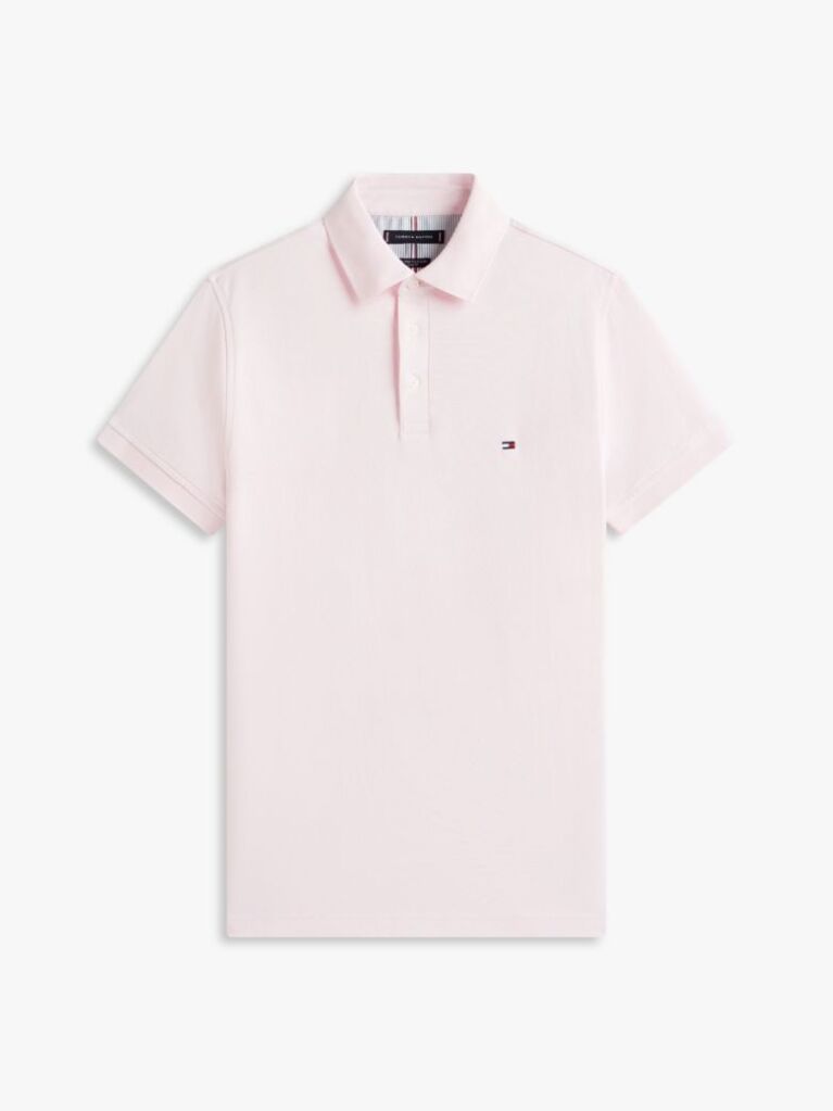 Pink 1985 Collection Slim Fit Pique Polo  Men