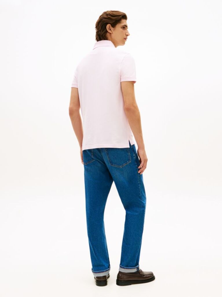 Pink 1985 Collection Slim Fit Pique Polo  Men