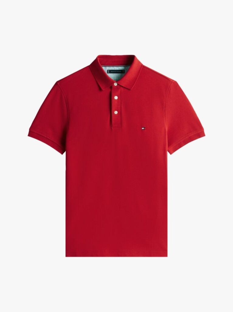Red 1985 Collection Slim Fit Pique Polo  Men