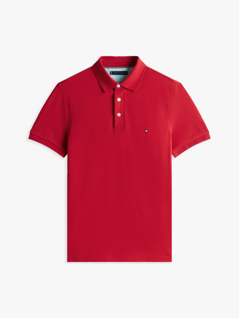 Red 1985 Collection Slim Fit Pique Polo  Men