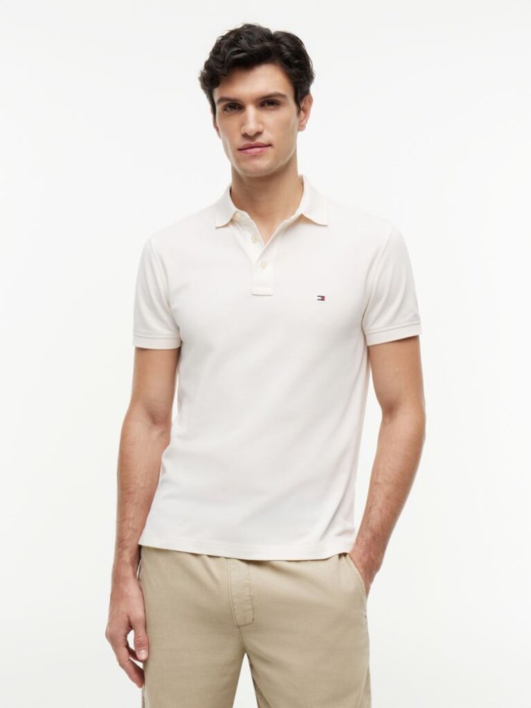 Bej Polo Slim Fit 1985 Collection  Barbati