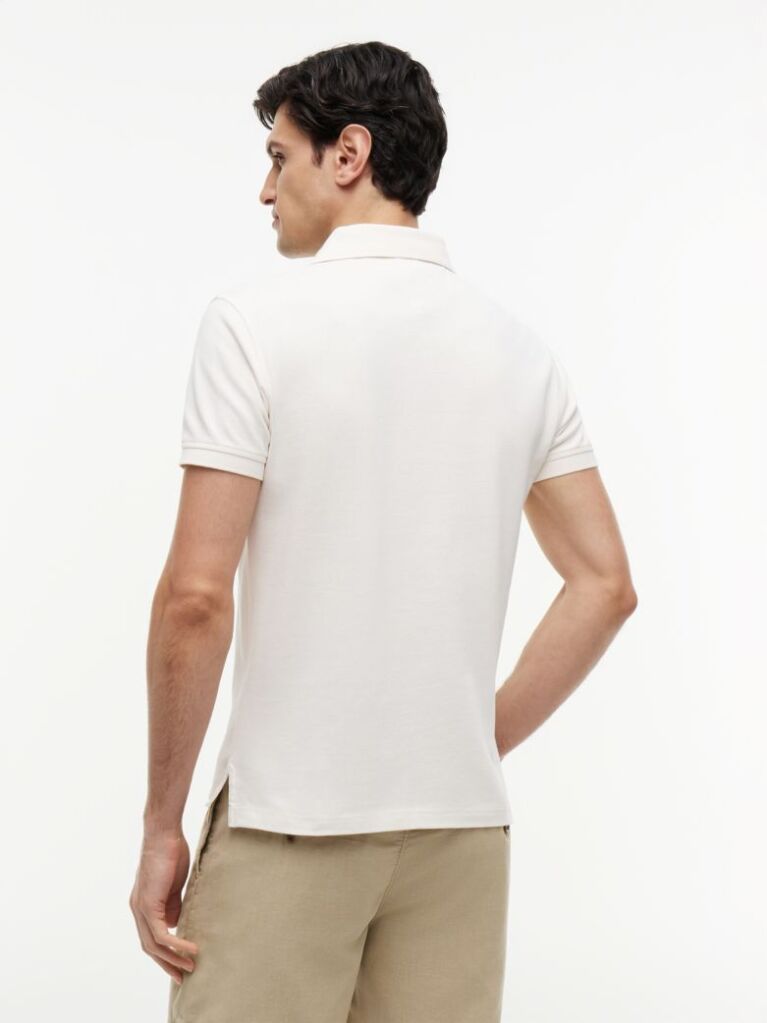 Bej Polo Slim Fit 1985 Collection  Barbati