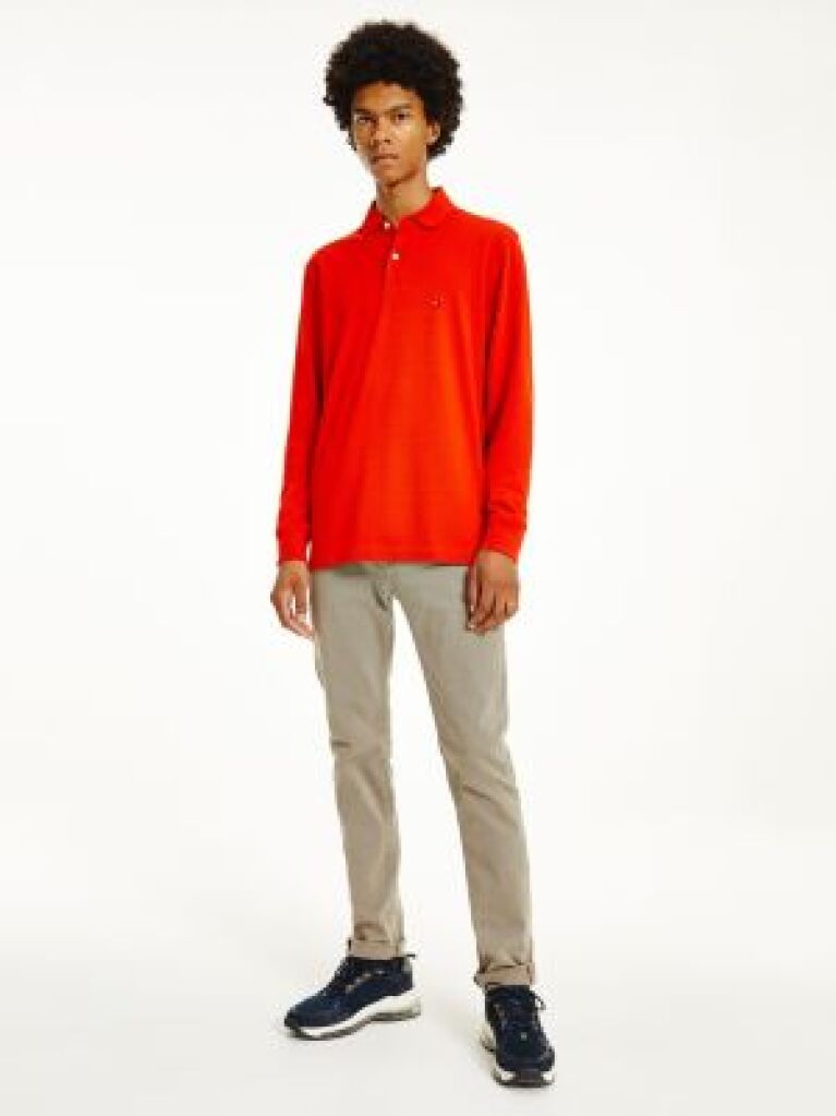 Orange 1985 Collection Regular Fit Long Sleeve Polo  Men