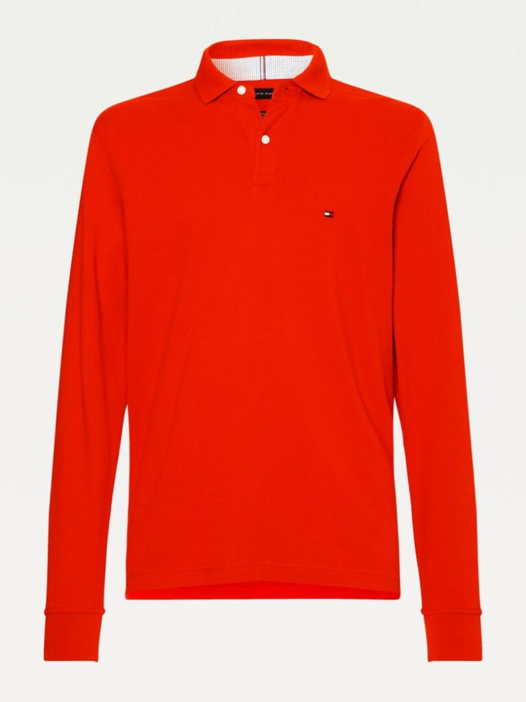 Orange 1985 Collection Regular Fit Long Sleeve Polo  Men