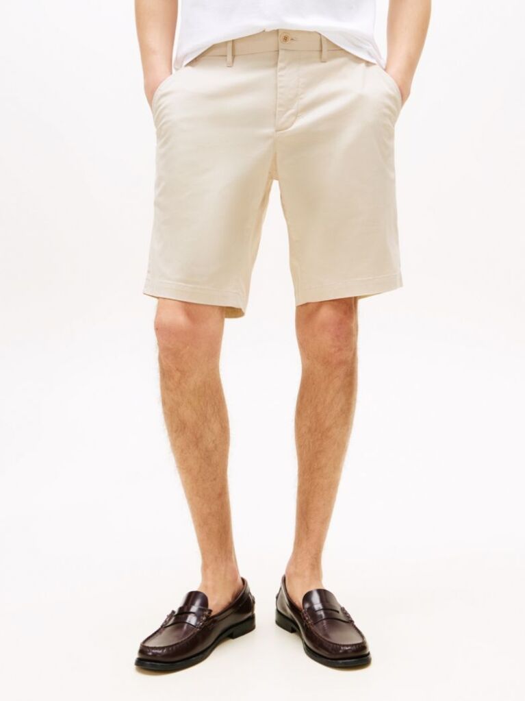 White 1985 Essential Harlem Relaxed Fit Shorts  Men