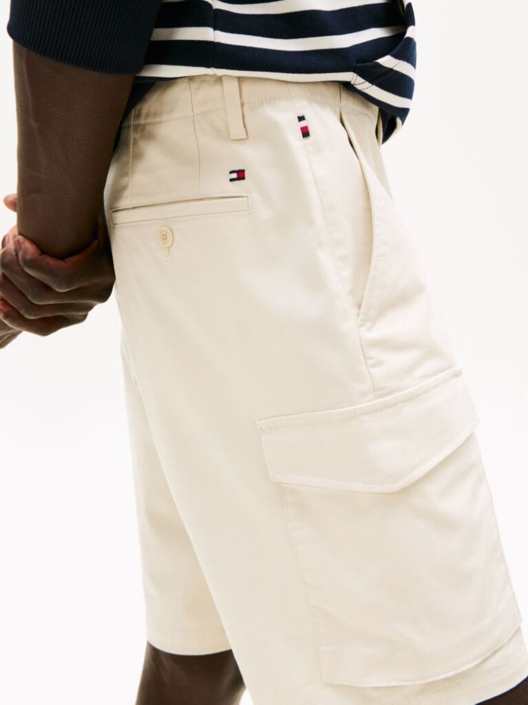 White 1985 Collection Harlem Relaxed Cargo Shorts  Men