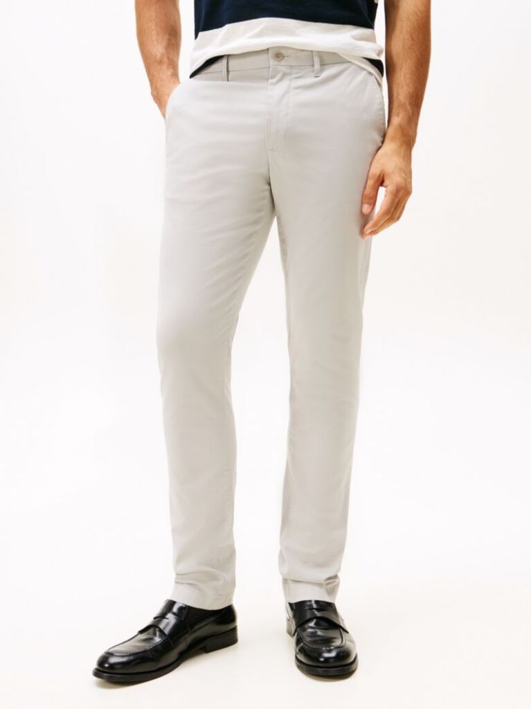 Gri Pantaloni Chinos Slim Fit 1985 Collection Bleecker  Barbati