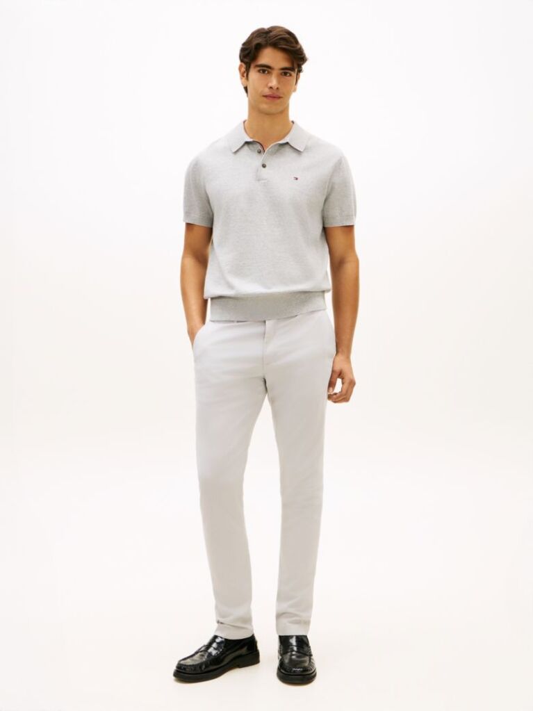 Gri Pantaloni Chinos Slim Fit 1985 Collection Bleecker  Barbati