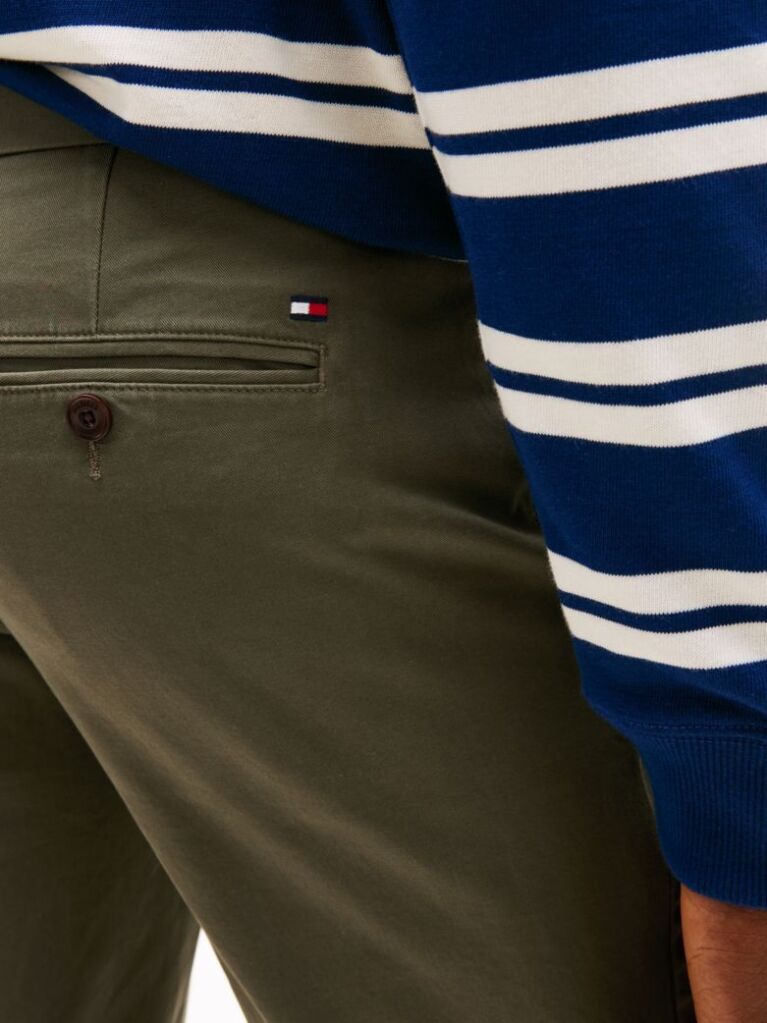 Verde Pantaloni Chinos Slim Fit 1985 Collection Bleecker  Barbati