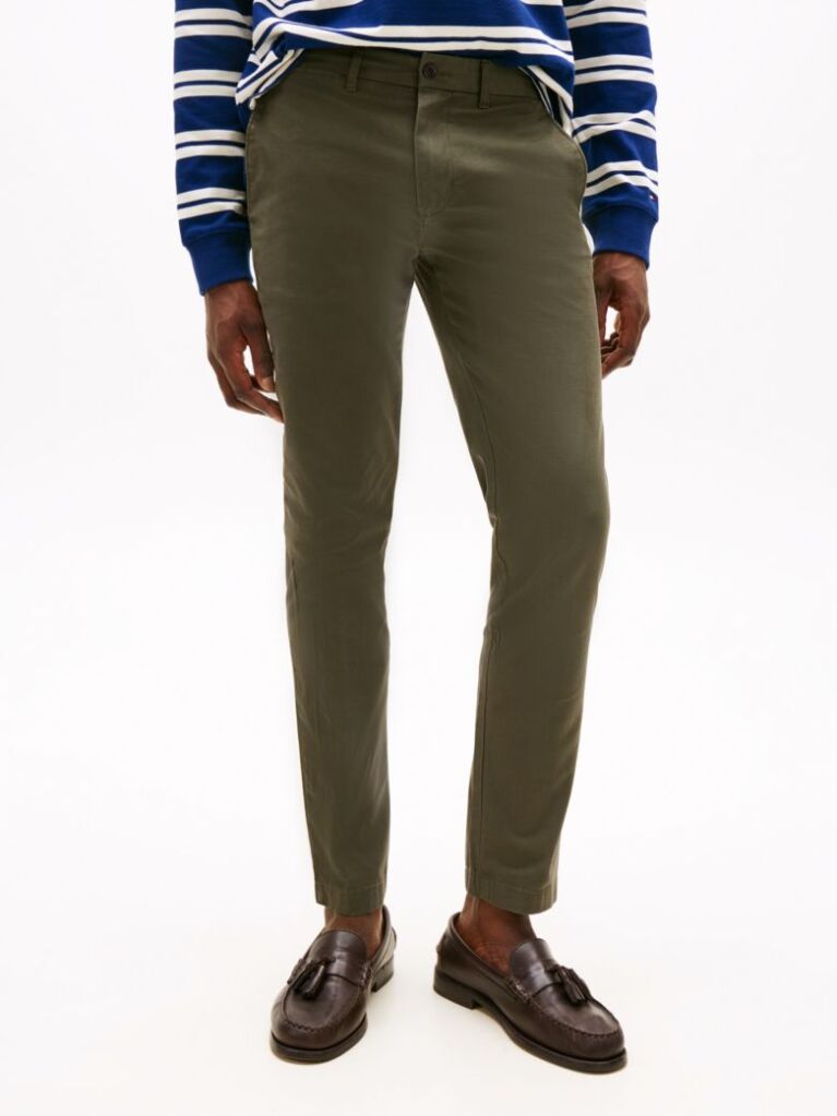 Verde Pantaloni Chinos Slim Fit 1985 Collection Bleecker  Barbati