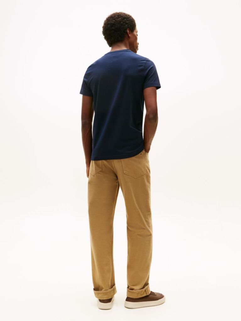 Blue TH FLEX SLIM FIT T-SHIRT  Men