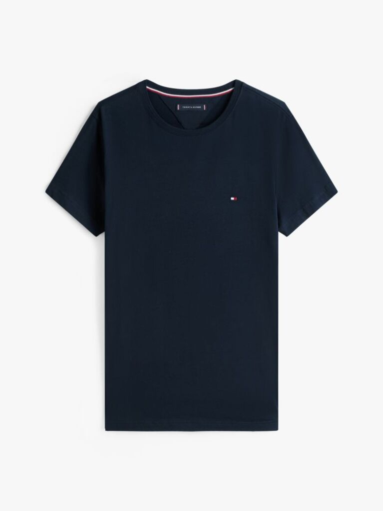 Blue TH FLEX SLIM FIT T-SHIRT  Men