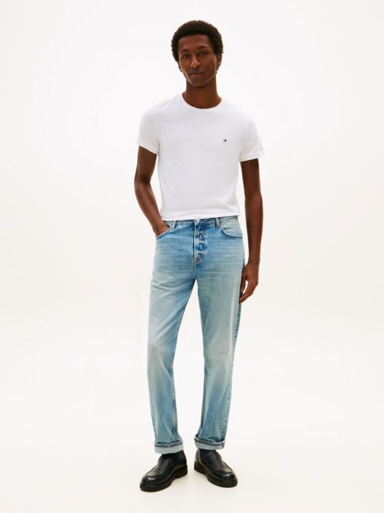White TH FLEX SLIM FIT T-SHIRT  Men