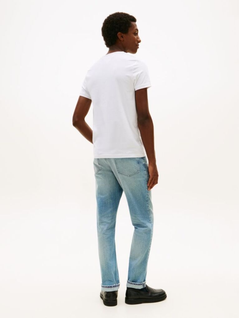 White TH FLEX SLIM FIT T-SHIRT  Men