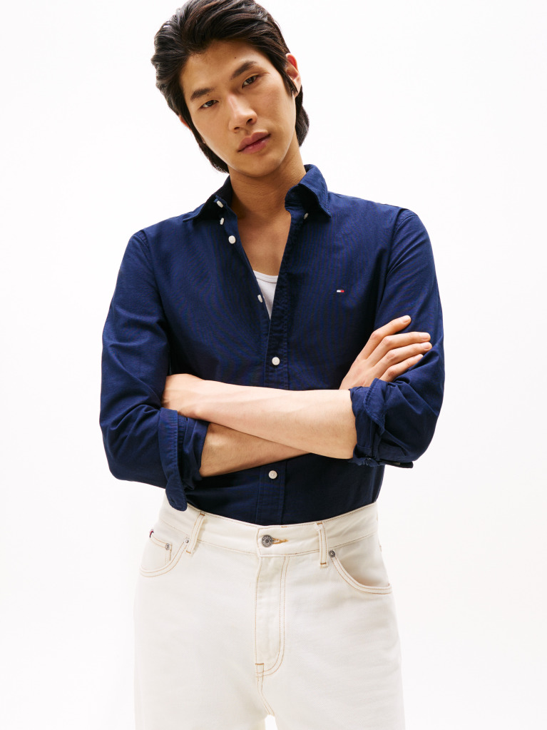 Blue Camasa Oxford Regular Fit Heritage  Barbati