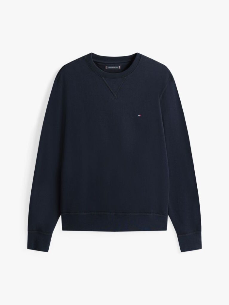 Blue  Hanorac Cu Guler Rotund Din Fleece  Barbati