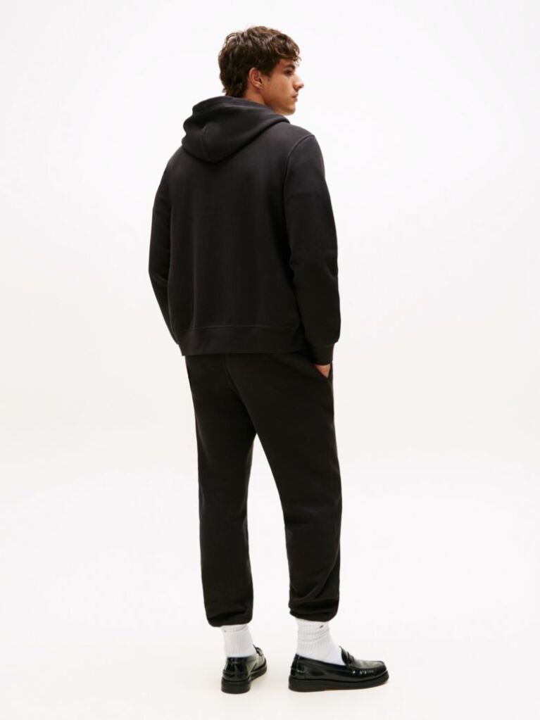 Negru Hanorac Fleece Zip-Thru   Barbati
