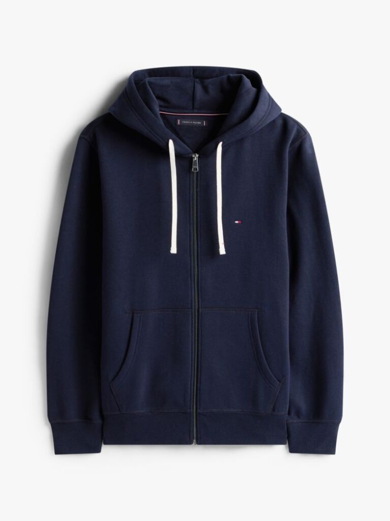Blue Fleece Zip-Thru Hoody  Men