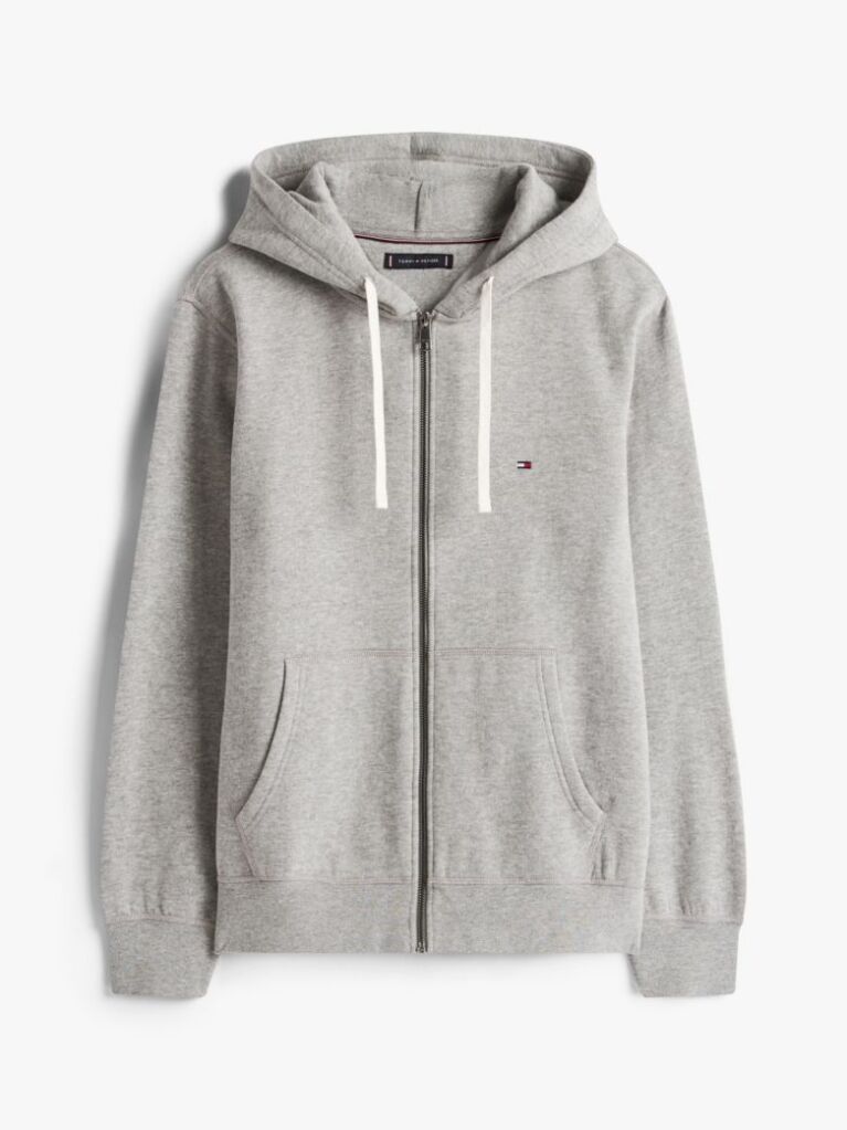 Gri Hanorac Fleece Zip-Thru   Barbati