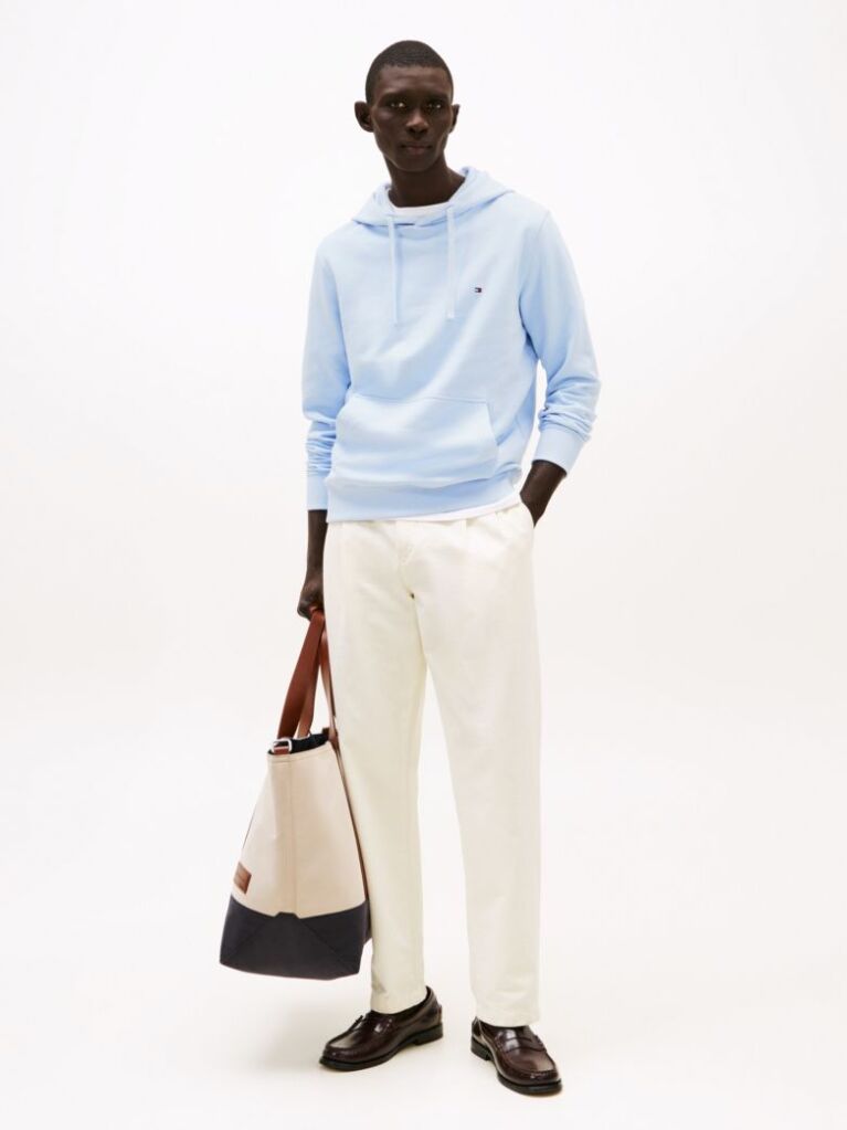 Blue Flag Embroidery Terry Hoody  Men
