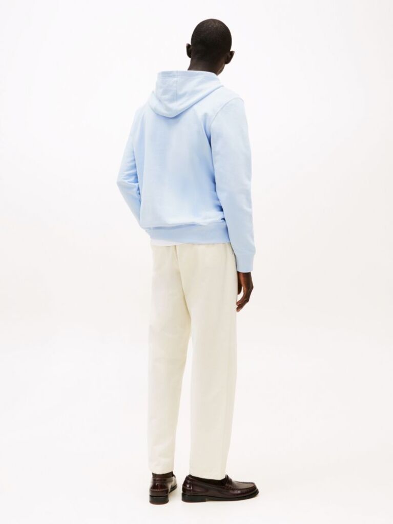 Blue Flag Embroidery Terry Hoody  Men