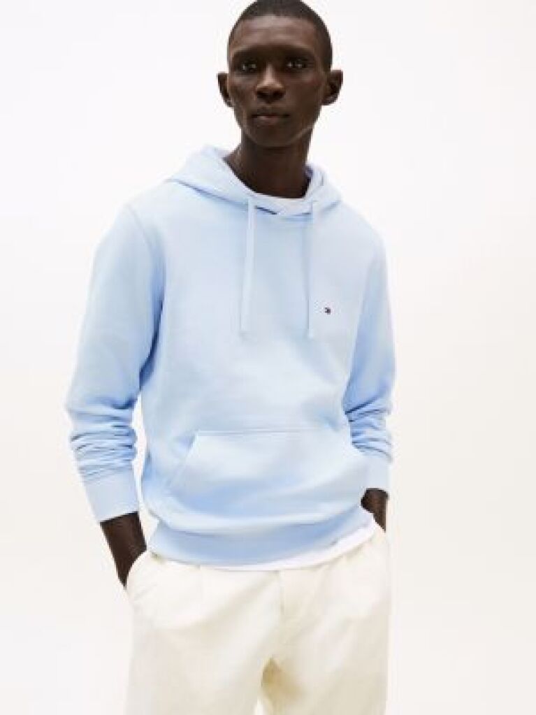 Blue Flag Embroidery Terry Hoody  Men