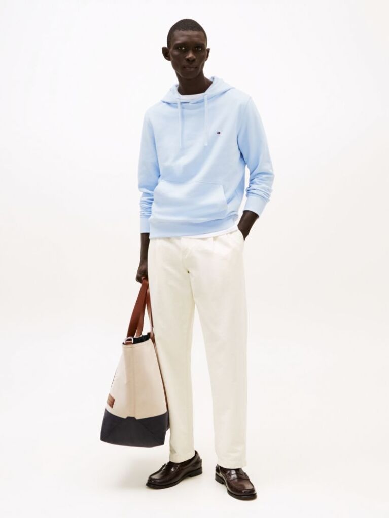 Blue Flag Embroidery Terry Hoody  Men