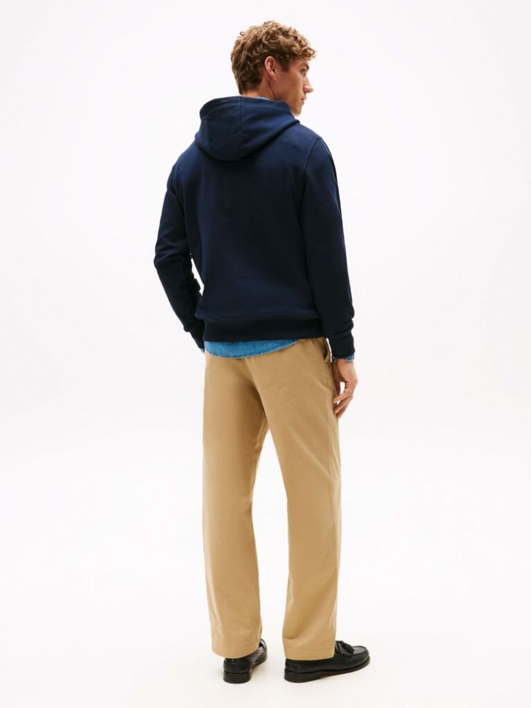 Blue Flag Embroidery Terry Hoody  Men