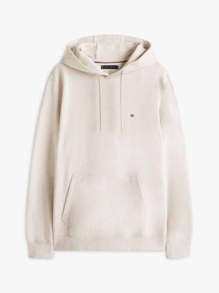 Beige Flag Embroidery Terry Hoody  Men