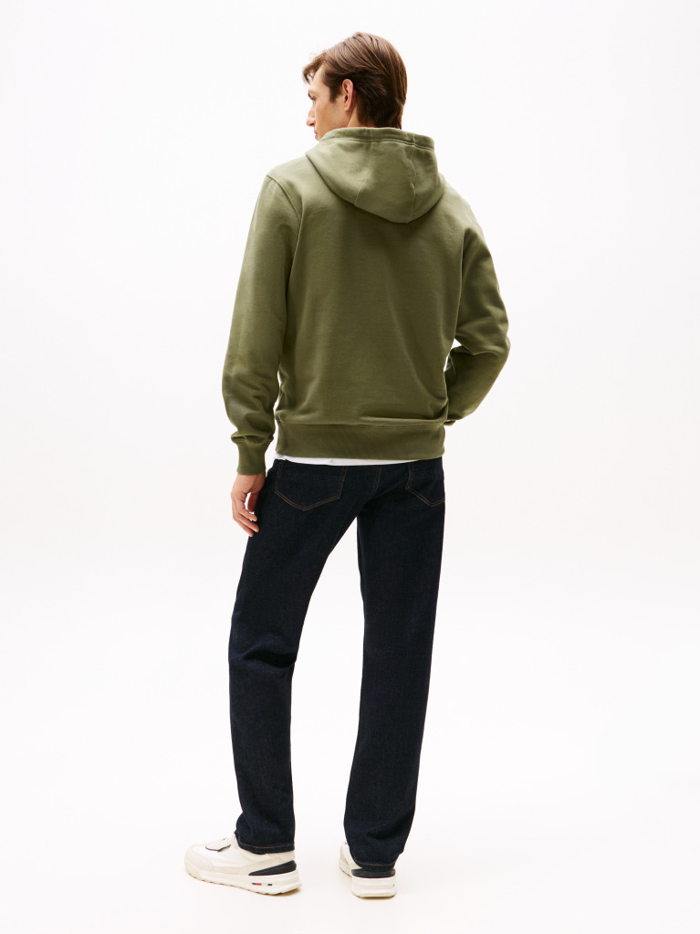 Green Flag Embroidery Terry Hoody  Men