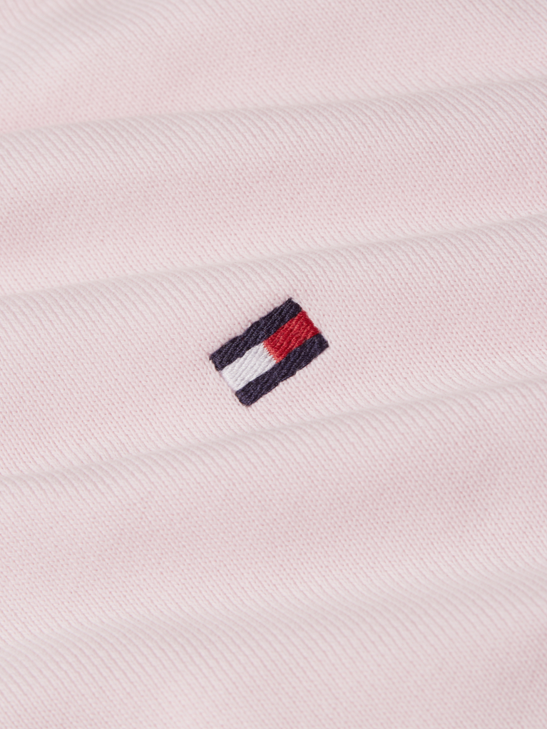 Pink Flag Embroidery Terry Hoody  Men