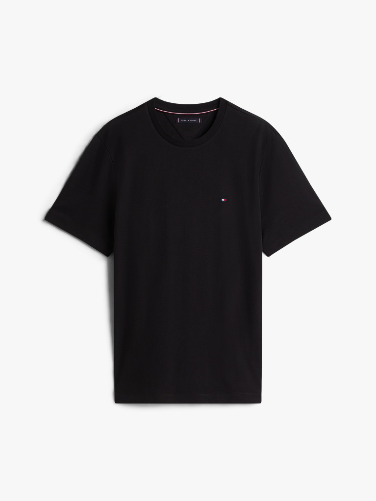 Black Interlock Knit T-Shirt  Men