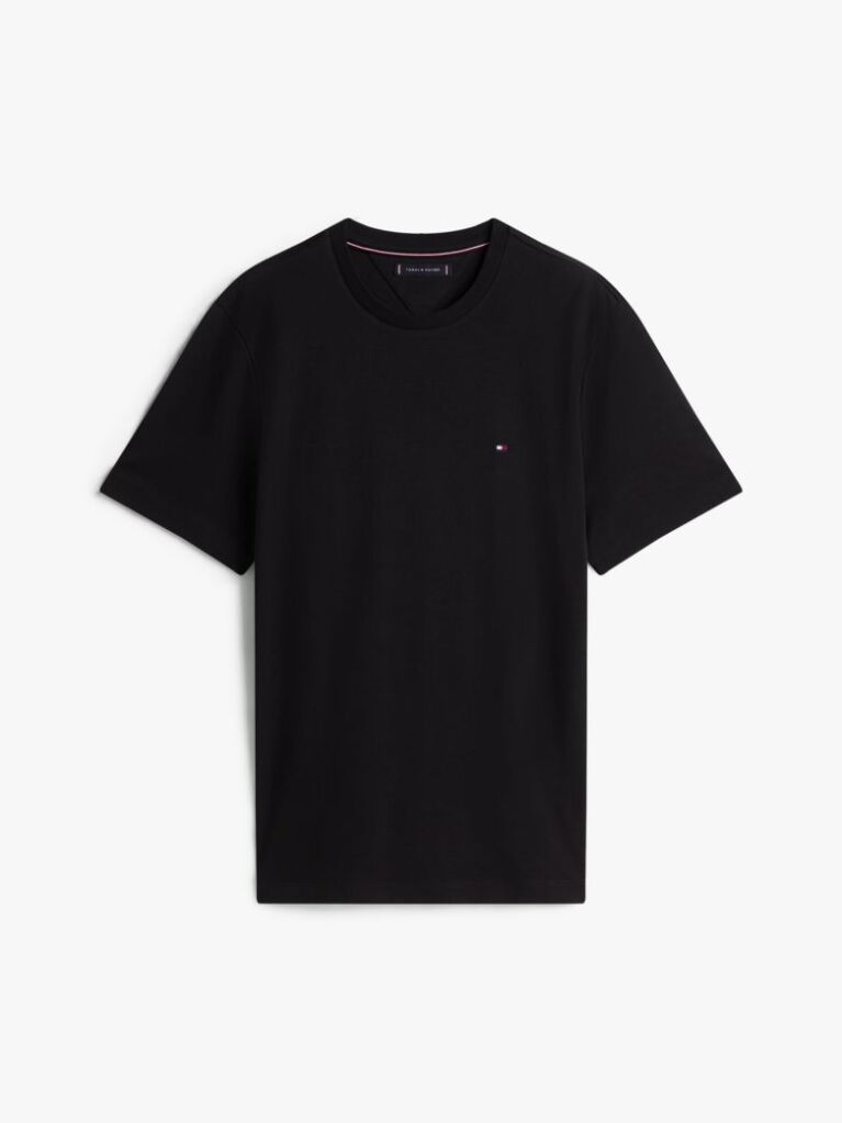 Black Interlock Knit T-Shirt  Men