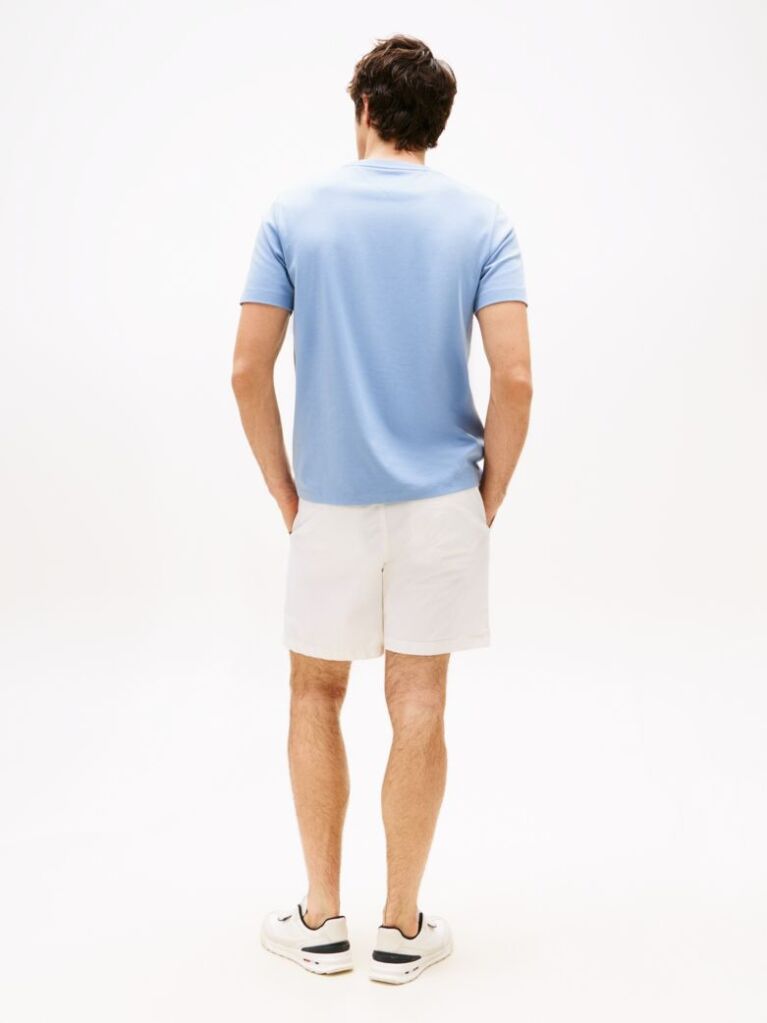 Blue Tricou Din Tricotaj Interlock  Barbati