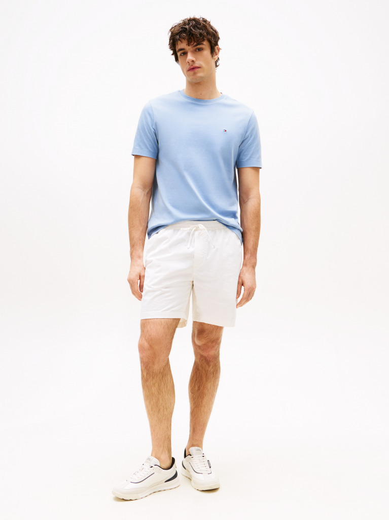 Blue Tricou Din Tricotaj Interlock  Barbati