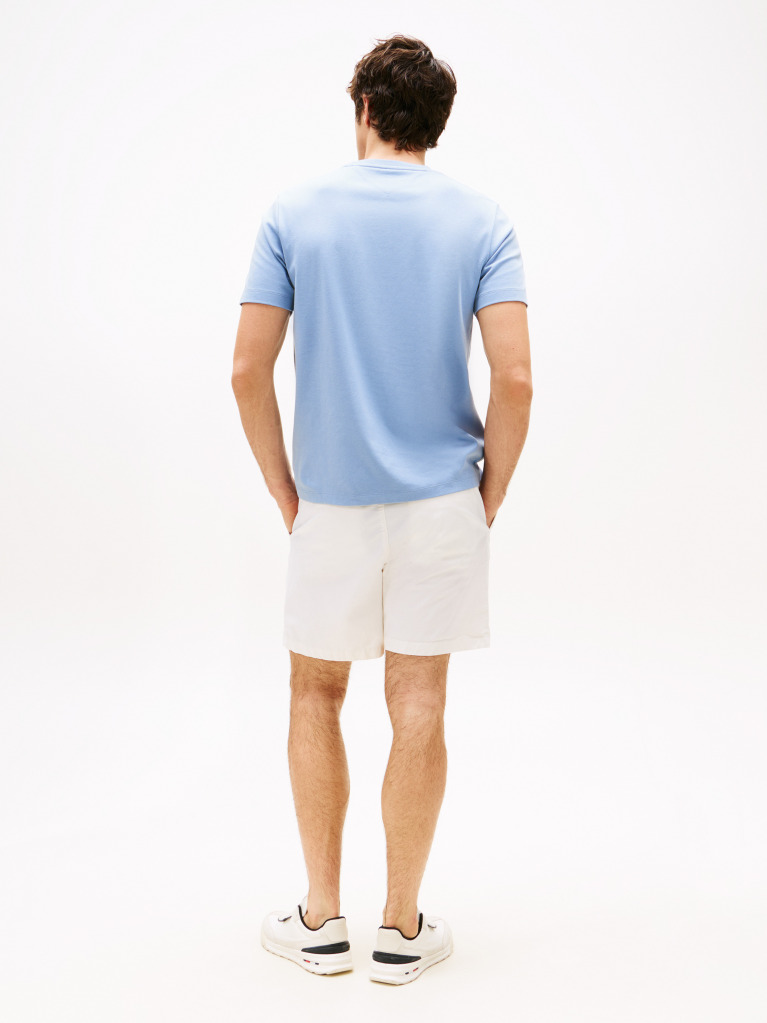 Blue Tricou Din Tricotaj Interlock  Barbati