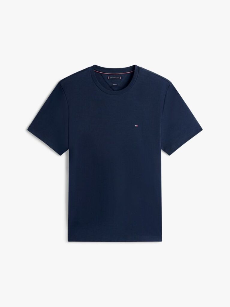 Blue Tricou Din Tricotaj Interlock  Barbati