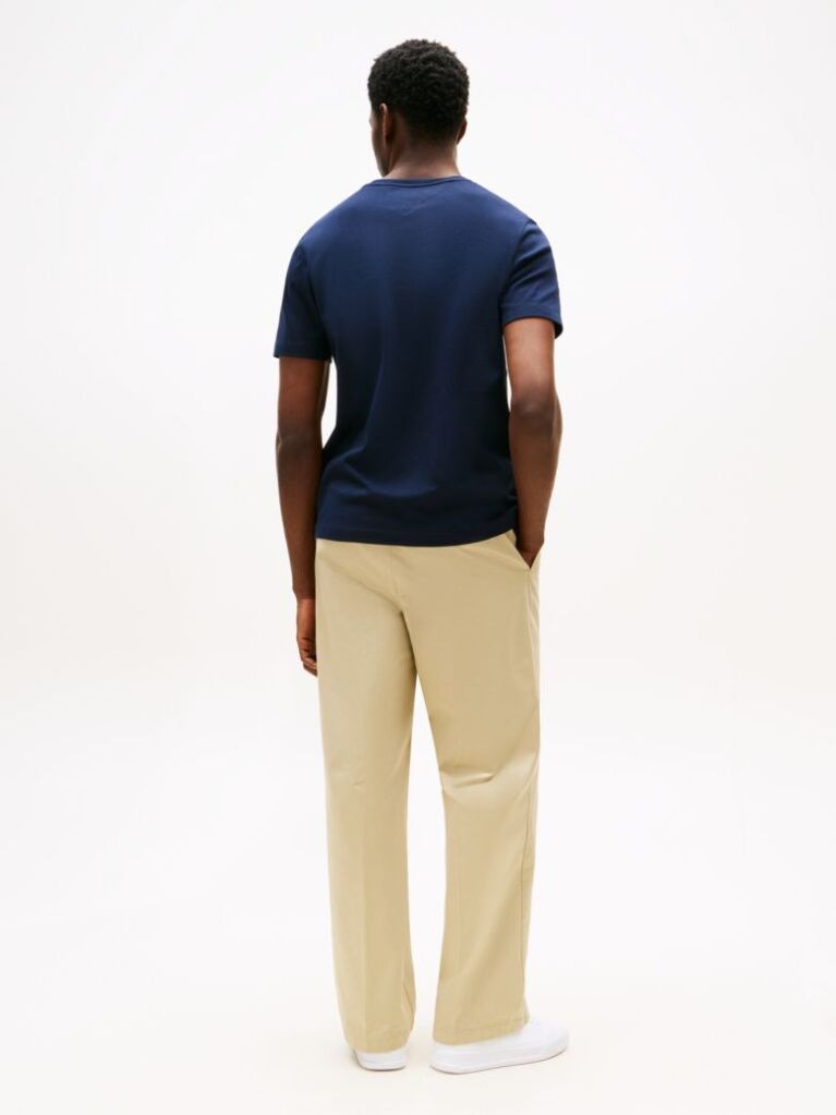 Blue Tricou Din Tricotaj Interlock  Barbati