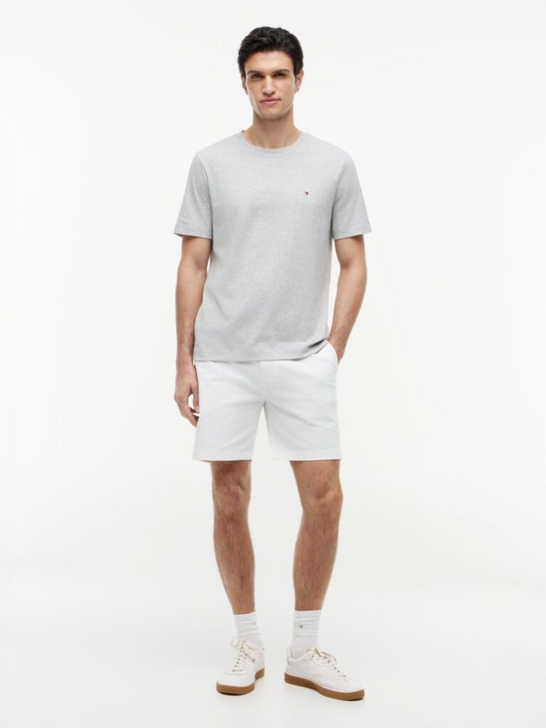 Gri Tricou Din Tricotaj Interlock  Barbati